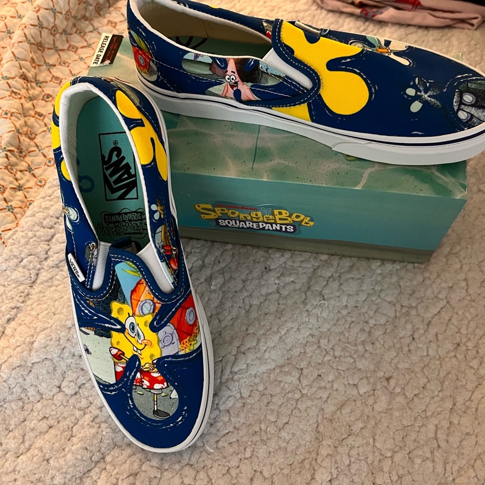 VANS x SPONGEBOB CLASSIC SLIP ON - RARE